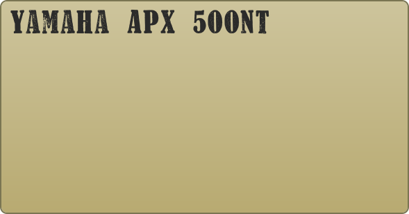 Yamaha APX 500nt