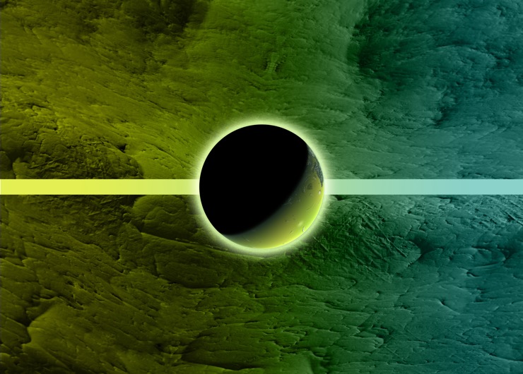 Planet aus Aluminium III