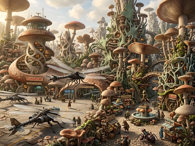 Mit Hannerl in der Pilzstadt